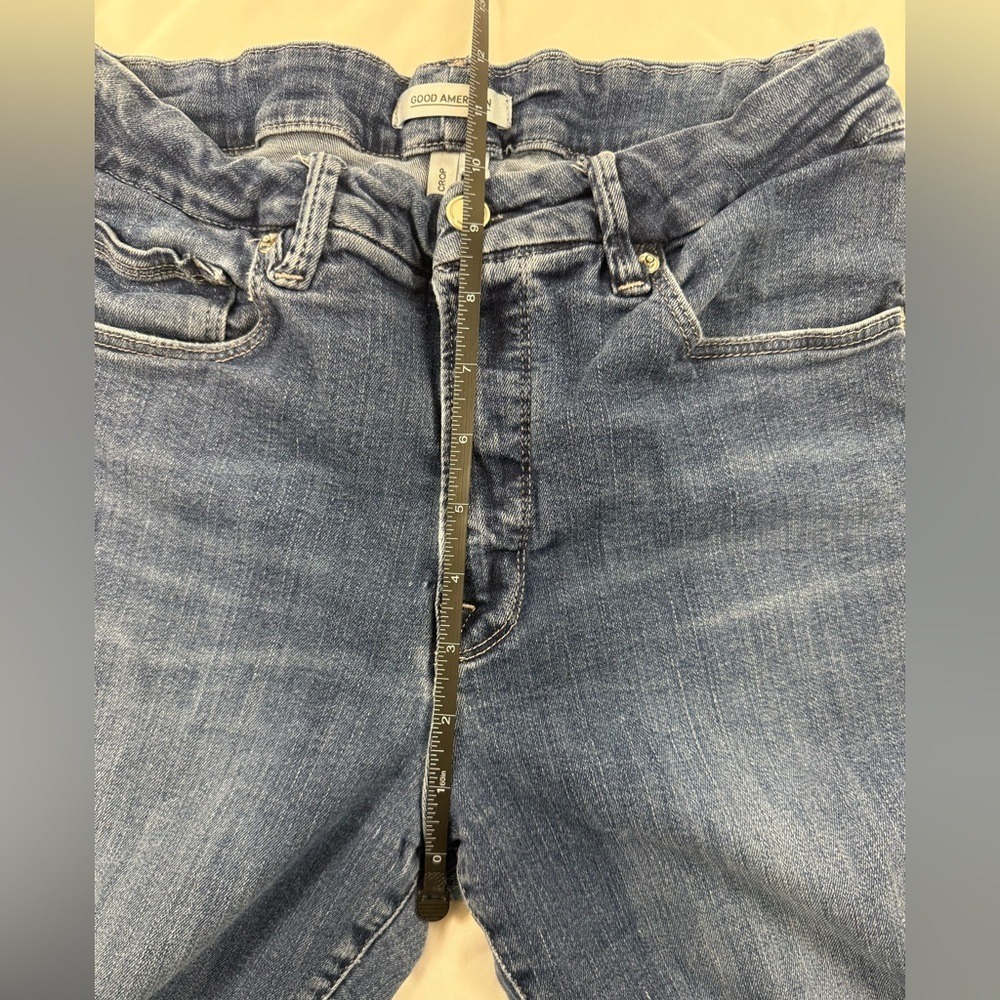 Good American‎ Good Legs Crop Jeans Size 8/29 Mid Rise Skinny - Picture 5 of 11